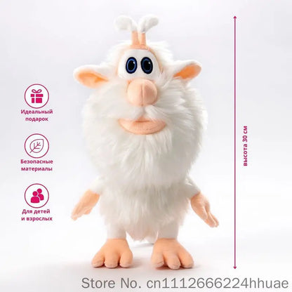 30cm Booba Plush Toy Cartoon Anime Soft Fluffy Cute Stuffed Doll Desktop Ornament Gift Soothing Companion Doll Sleeping Pillow