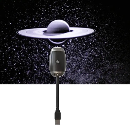 LED Starry Car Ambient Light USB Adjustable Focus Saturn Galaxy Large Range Projection Romantic Party Interior Decor Light