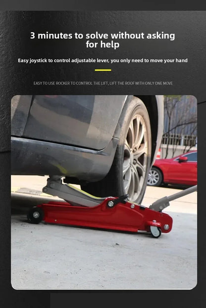 2 Ton Hydraulic Horizontal Jack for SUV Sedan Car Portable Car Jack