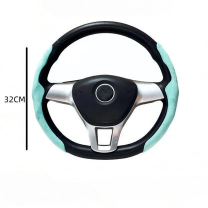 2026 Winter New Car Steering Wheel Cover Gearshift Handbrake Cover Protector Decoration Warm Super Thick Plush Auto Accessories