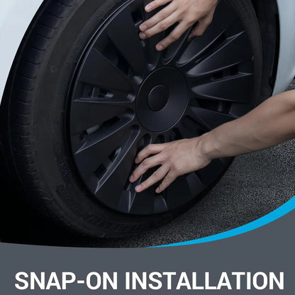 4PCS HubCap for Tesla Model 3 2023 2024 18 Inch Performance Replacement Wheel Cap Automobile Full Rim Cover Accessories