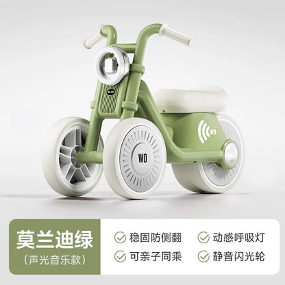 Prince Motorcycle Children's Gliding Balance Carrot 1-3 Years Old Baby Walker No Pedal Squeezy Toy Outdoor Fun Sports Ride On
