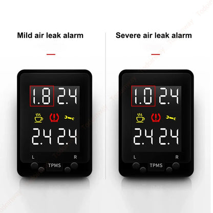 Digital LCD Tire Pressure Monitor System OBD TPMS Display Security Monitoring Alarm For Toyota Corolla 2014 Car Accessories