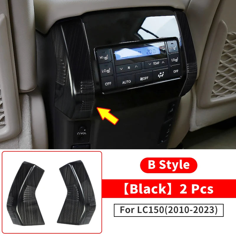 For 2010-2023 Toyota Land Cruiser Prado 150 Armrest Box Air Vent Corner protector Patch LC150 Interior Decoration  Accessories
