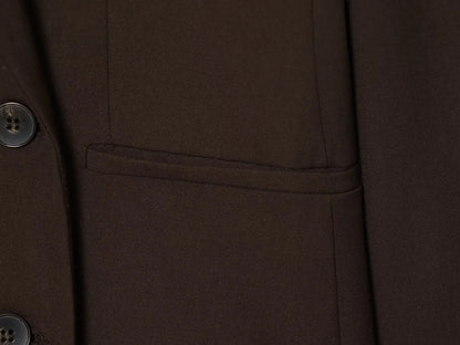 Autumn New Style Women's Suit Jacket with Shoulder Pads Double Row Buttons Pleated Straight Leg Pants Fashionable Two-Piece Set