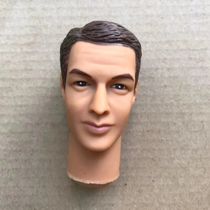 Male Doll Heads Quality Makeup Doll Figure Collection Doll Parts Famous Men Stars Rare Face Doll Heads DIY Toy Accessories