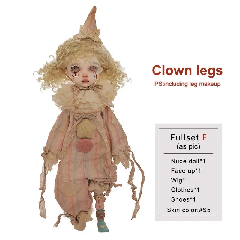 ShugaFairy Sekino 1/6 Bjd Doll Halloween Clown Style Party High Quality Ball Jointed Dolls Toys