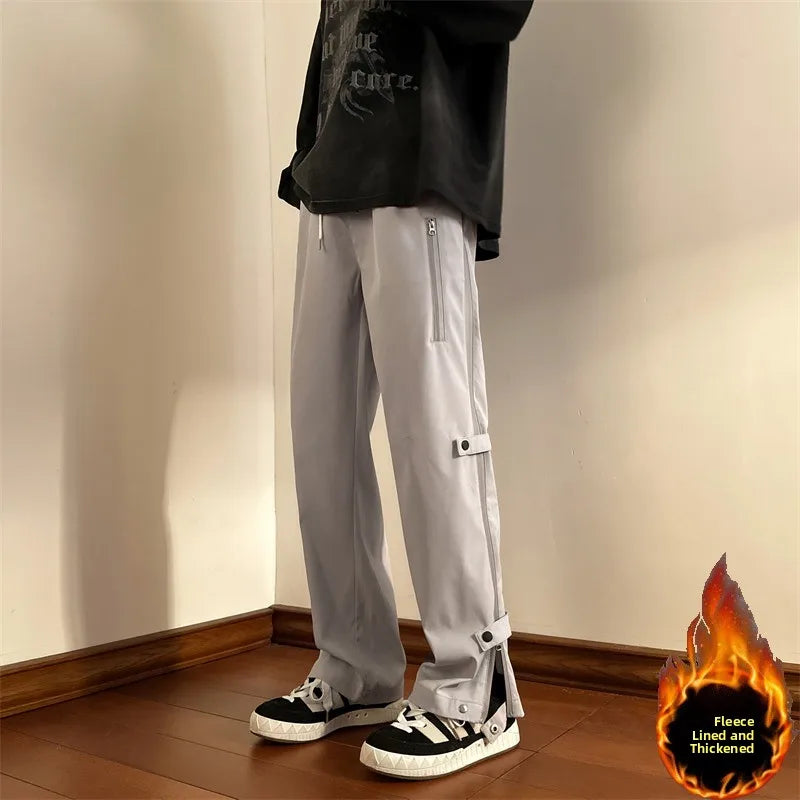 American Casual Workwear Tactical Pants Men's Trendy Brand Functional Punk Heavy Duty Paratrooper Combat Crawler Spring