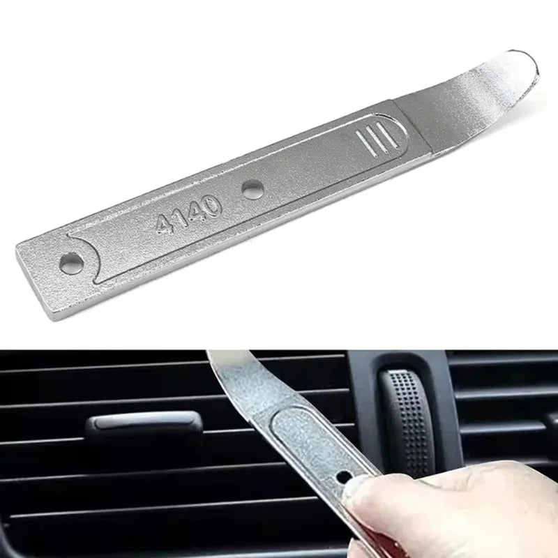 1PCS 4140 Car Pry Bar Trim Removal Tool, Auto Door Dashboard Panel Pry Tool, Vehicle Interior Disassembly Repair Hand Tools