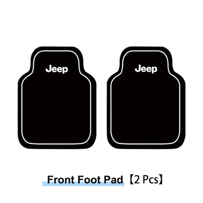 New Car Floor Mat Front & Rear Automotive Carpet Cover Floor Mats For Jeep Renegade Wrangler Grand Compass Gladiator Cherokee JL