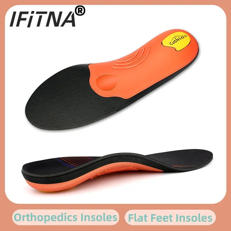 IFitna Plantar Fasciitis Orthopedic Insole Flat Feet Arch Support Orthotic Memory Foam  Shoe Insert Men Women Sport Shock Absorb