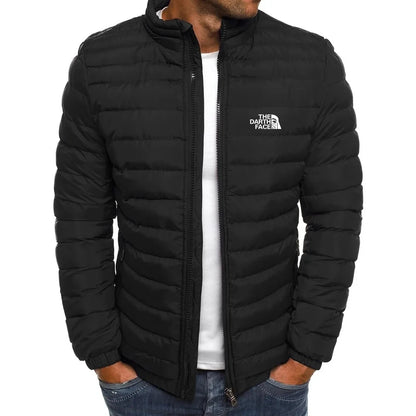 2024 Autumn/Winter Men's Stand up Collar Zipper Warm Shopping Fashion Leisure Brand Business Slimming Fishing Hot Selling Coat