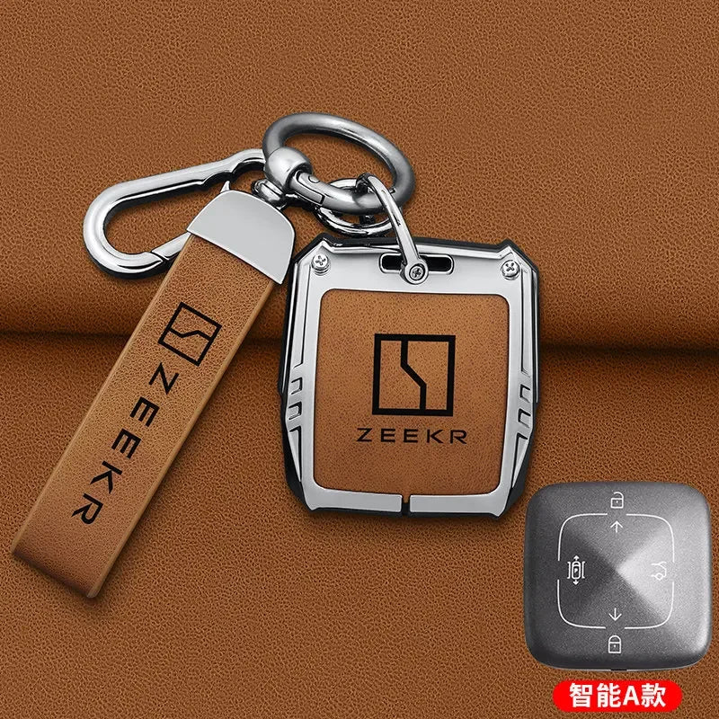2025 ZEEKR 001 Keycase 7x 9x 007 009 Mix Car Specific Protective Shell Chain Keybag for Men and Women