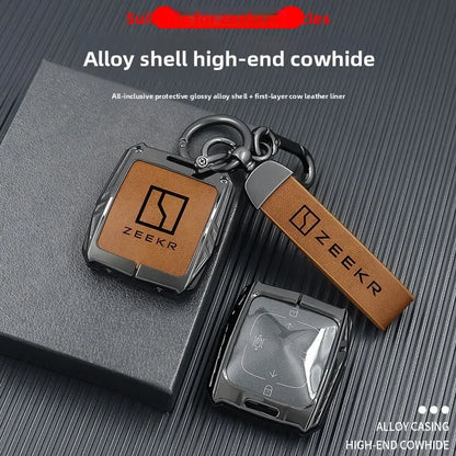 2025 ZEEKR 001 Keycase 7x 9x 007 009 Mix Car Specific Protective Shell Chain Keybag for Men and Women
