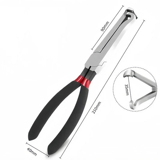 3PCS 8" 60-Degree Electrical Disconnect Pliers For Automotive Connectors Sensors - Angled Wire Plug Removal Tool Auto CAR