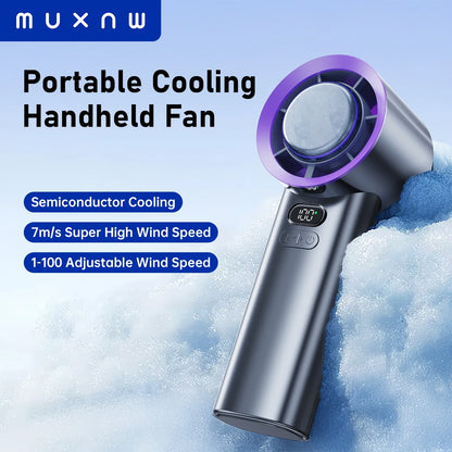 Portable Fan For Travel Mini: Small Pocket Handheld Fan Personal Rechargeable Turbo USB High Speed Keeping Cool In Hot Weather