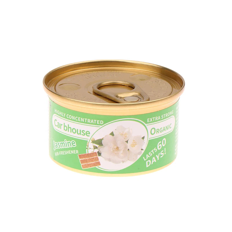 Creative Car Aromatherapy Wooden Blocks Canned Deodorizing Fiber Air Freshener Coffee Fruits Flavor Interior Deodorant Supplies