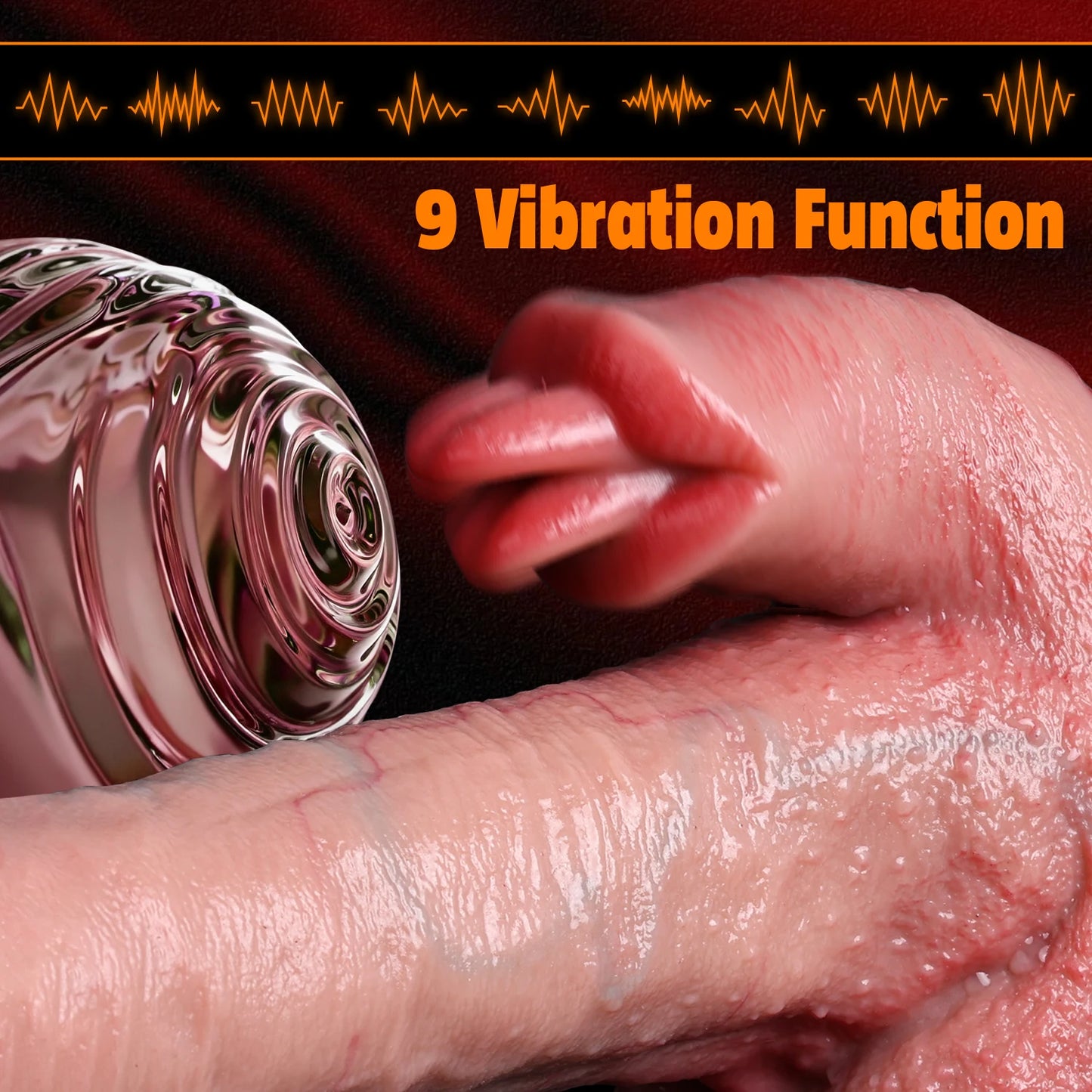 Thrusting Dildo Vibrator Adult Sex Toys Licking Vibrator Realistic Dildos Suction Cup Big Penis Adult Toys for Women & Couples