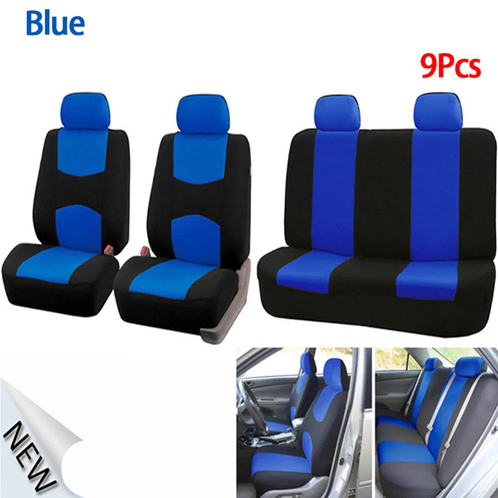 2/5Seats Fabric Car Seat Covers For Peugeot 508 207 307 407 3008 206 2008 208 sw 308 107 301 408 5008 4008 Rifter Traveller RCZ