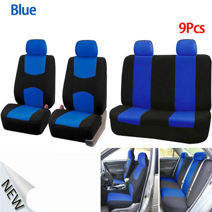 2/5Seats Fabric Car Seat Covers For Peugeot 508 207 307 407 3008 206 2008 208 sw 308 107 301 408 5008 4008 Rifter Traveller RCZ