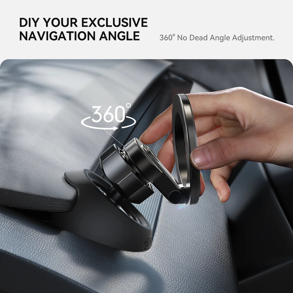 YZ For Tesla Model 3 Y Highland Juniper Strong Magnetic Phone Holder for iPhone 16 15 14 Pro Max Samsung phones Air Outlet Base