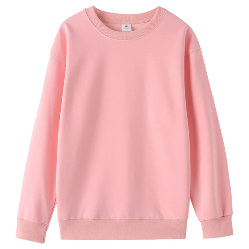 Simple Versatile Sweatshirt Custom Logo Thin Sweatshirt Embroidery Company Brand Solid Color Sweatshirt Printing Design