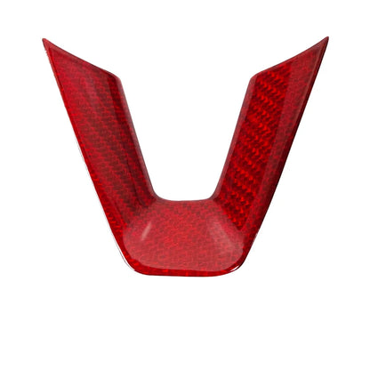 Steering Wheel Patch for Tesla Model 3+ Real Carbon Fiber Steering Wheel U-shaped Protective Cover 2025 New Model 3/Y Highland