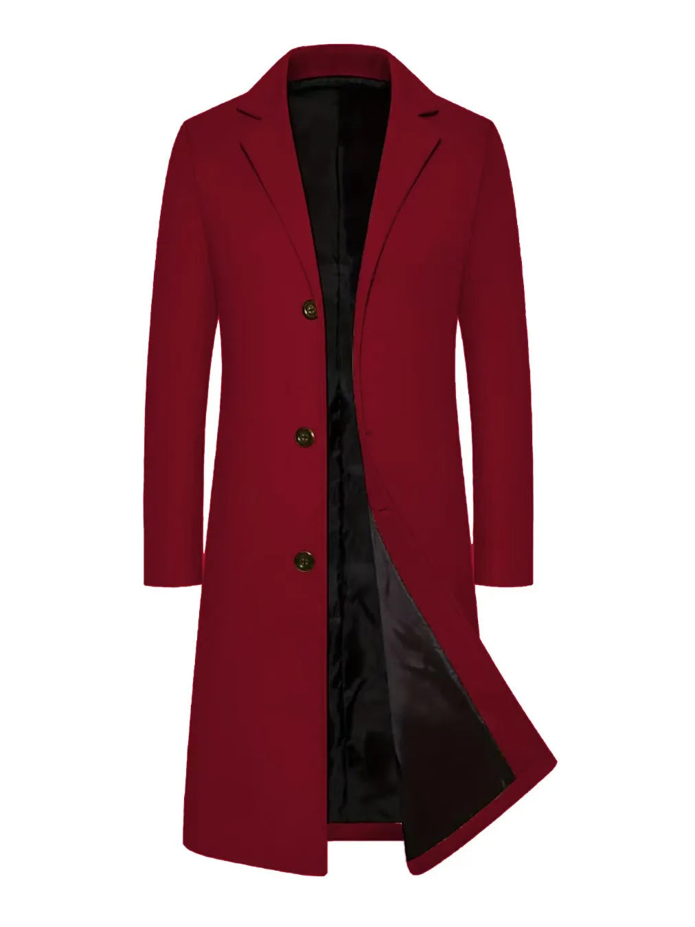 Men's Wear Woollen Coat Men Clothing Men's Autumn Trench Coat Warm Woolen Overcoat Male Autumn Winter Male Warm Long Jacket New