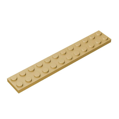 20 PCS  Small Particle 2445 2x12 Plate Building Block Flat DIY Parts Buildmoc Compatiblwith 144676 DIY Eduactional Toys Children