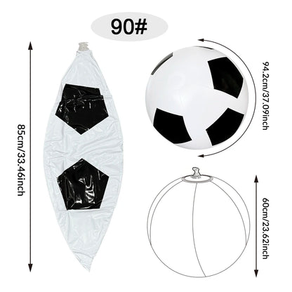 Outdoor beach, grassland, entertainment, inflatable soccer game, environmentally friendly, thickened three color PVC big ball