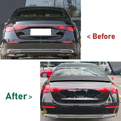 Car Rear Trunk Wing For Mercedes-Benz E Class W214 E260 E300 E53 E63 2024+ For AMG Splitter Spoiler Tail Wing Body Kit Trim