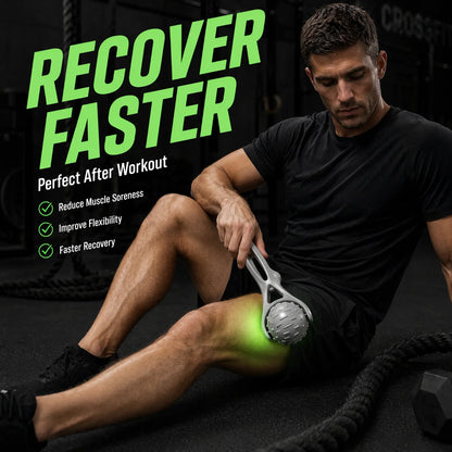 Handheld Fascia Massage Ball Deep Tissue Muscle Roller Trigger Point Massager Neck Back Foot Pain Relief Recovery Tool