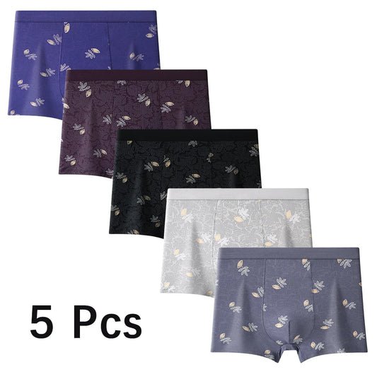 Mens Boxers Shorts Modal Printed Men Panties Seamless Sexy Underwear Man Underpants Panties Male Antibacterial Breathable Boxer