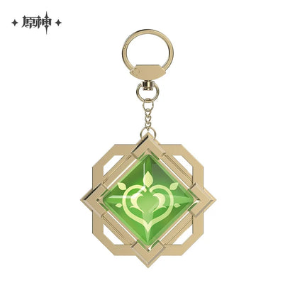 Sunsyea Genshin Impact Official Merch miHoYo Original Authentic Eyes of God Keychain Mondstadt Liyue Inazuma