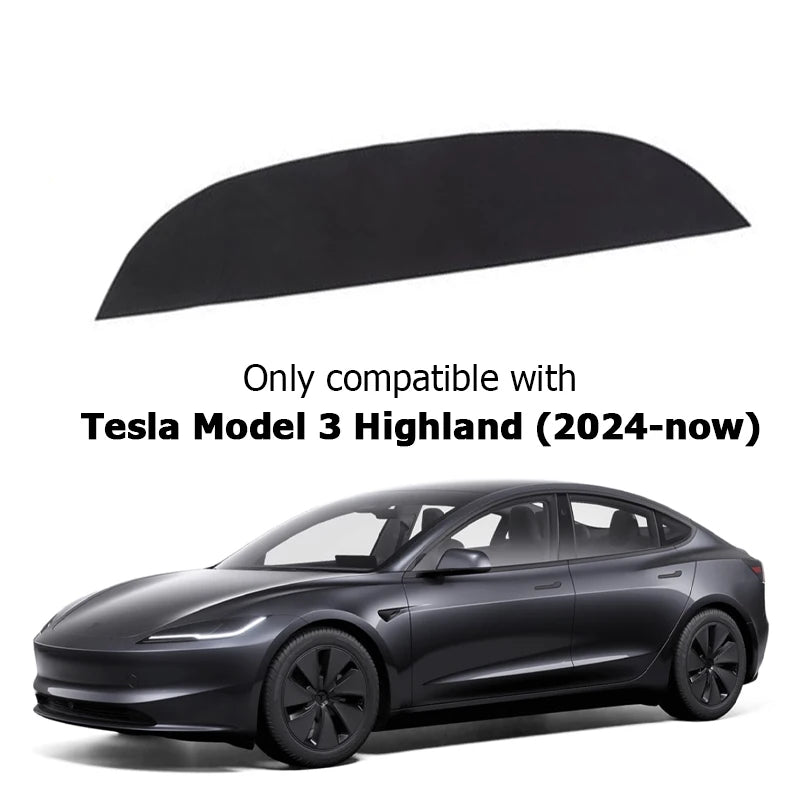 For Tesla Model 3 Y Juniper Highland Dashboard Cover Pad Suede Sunshade Protector Anti-UV Dash Mat Non-slip Pads Car Accessories