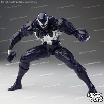 NEW Mess Toys Venom Lethal Neighbor Spider Man Symbiotic Black Suit Messtoys Spiderman Anime Action Figure Model Doll Gifts Toys