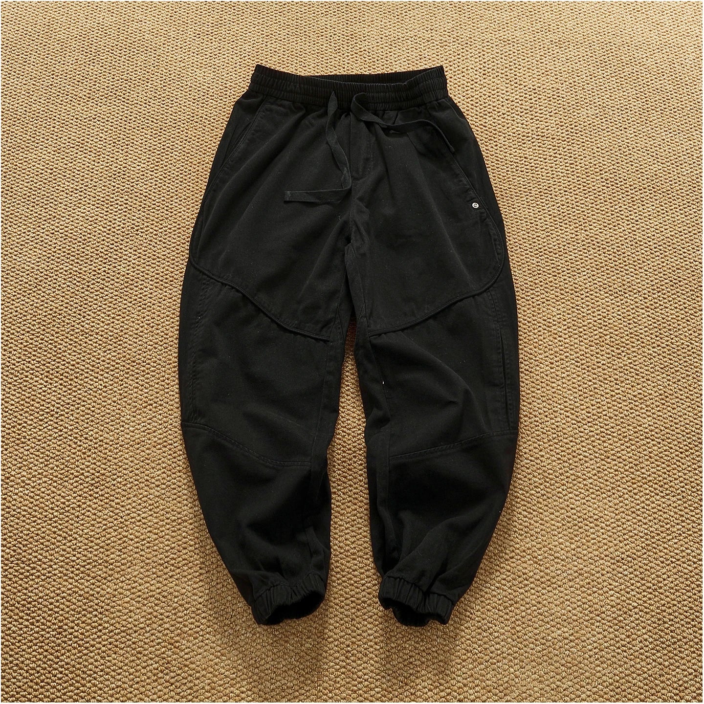 Heavy thick slim workwear casual pants for men in autumn and winter