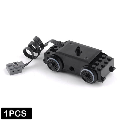 MOC Train Track Motor 88002 Technical Blocks Parts Power Functions Speed Motor Puzzle DIY Toys Modified Bricks Model Accessories