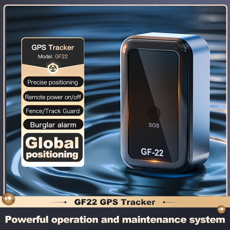 GF22 Mini GPS Tracker Real-time GPS Tracking Device Magnetic Vehicle Locator Portable GPS Locator Anti-theft Alarm Position APP