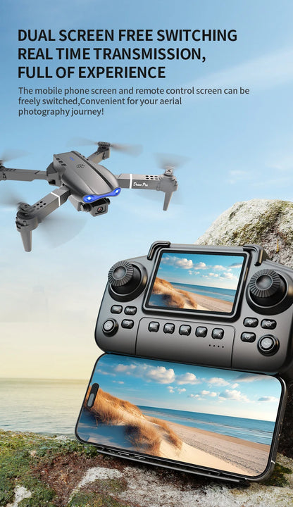 E99 Pro Drone Screen remote control Quadcopter Remote Four Axis Aircraft 8K HD Photography UAV Altitude Fixation Helicopter Toy