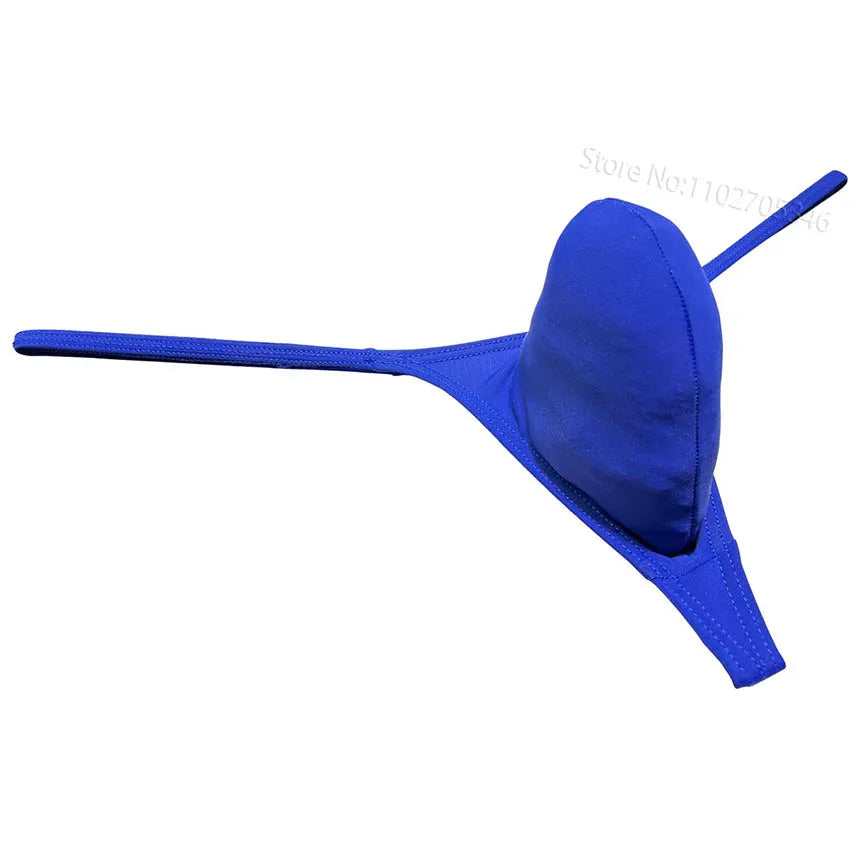 Men's Sexy Underwear Thong Contour Pouch Tangas Sexy Men Bikini Briefs Solid Underpants Briefs Bikini Thongs Soft Male Panties