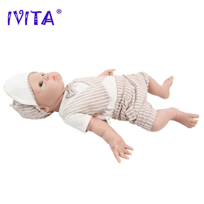IVITA WB1525 47cm 3298g 100% Full Body Silicone Reborn Art Doll Realistic Dolls Soft Toys DIY Blank for Adult Collectors Gift