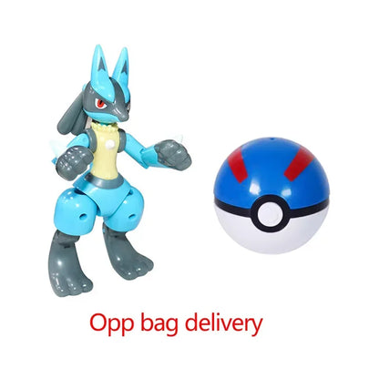 Original Pokemon Figure Ball Pokeball Eevee Blastoise Venusaur Charizard Pikachu Mewtwo Gyarados Elf Monster Toy for Child Gift
