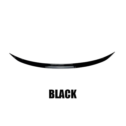 For VW Volkswagen Virtus Accessories 2020+ Car Rear Wing Trunk Tail Spoiler Lip Rubber Black Soft Plastic Gloss Black