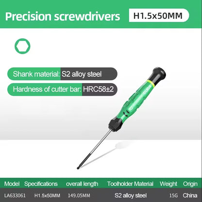 LAOA 1pcs precision screwdriver SL1.0-4.0 screwdriver phillips mini screwdriver phillips screwdriver plum blossom T5-T20