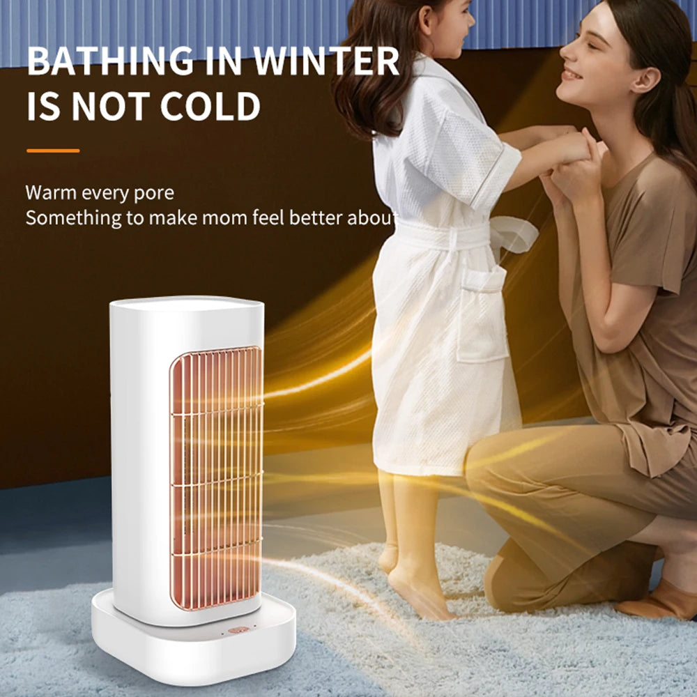 1300 W Space Heater Portable Electric Heater Overheating & Tip-Over Protection PTC Ceramic Heater 90 Degree Oscillation 2 Modes