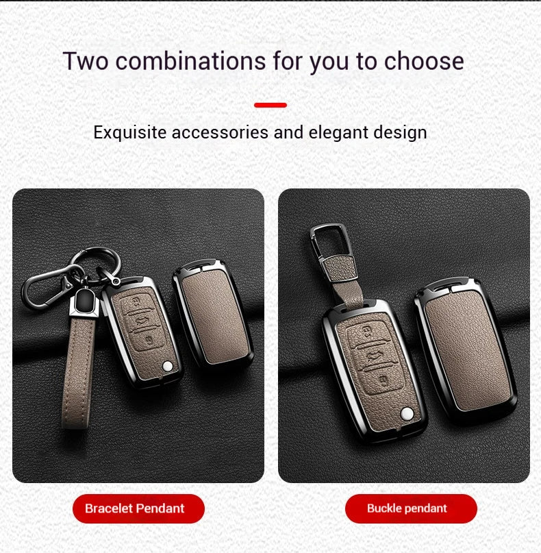 Zinc Alloy Car Key Case Car KeyChain Metal Key Shell For Volkswagen VW Polo Tiguan Golf 4 5 Jetta Beetle Scirocco Passat Shell