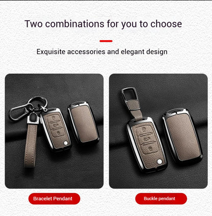 Zinc Alloy Car Key Case Car KeyChain Metal Key Shell For Volkswagen VW Polo Tiguan Golf 4 5 Jetta Beetle Scirocco Passat Shell