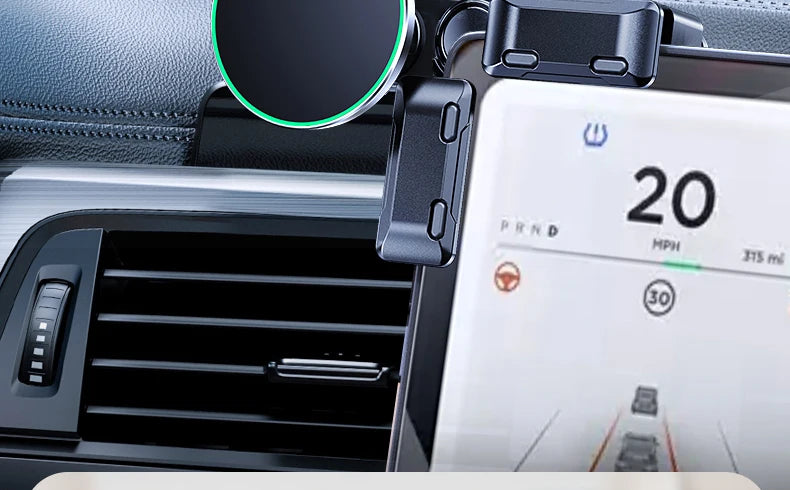 TEEQ for BYD Atto3 Dolphin Seal U DM-i Song Plus Car Phone Holder Mount Adjustable Magnetic Car Phone Support Frame Accessories