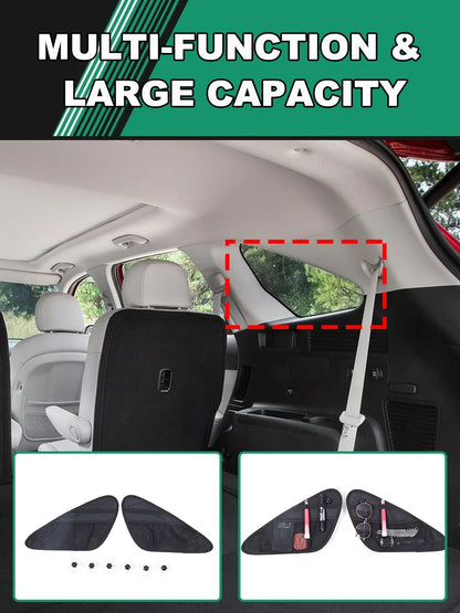 Trunk Box Oxford Cloth Car Organizers Rear Left Right Window Storage Bag Stowing Tidying Car Supplies For Kia Sorento 2015-2022